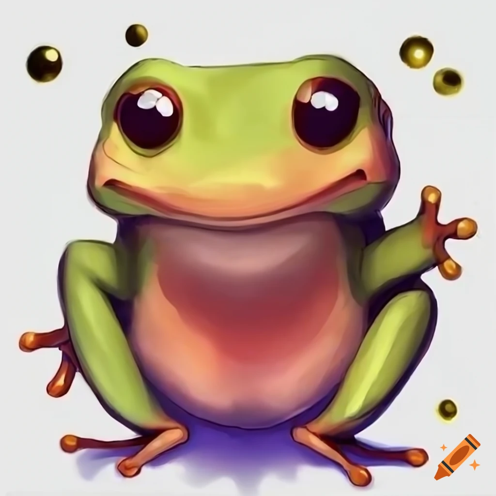 Frog Anime PNG Image, Animal Frog, Frog, Animal, Amphibian PNG Image For  Free Download