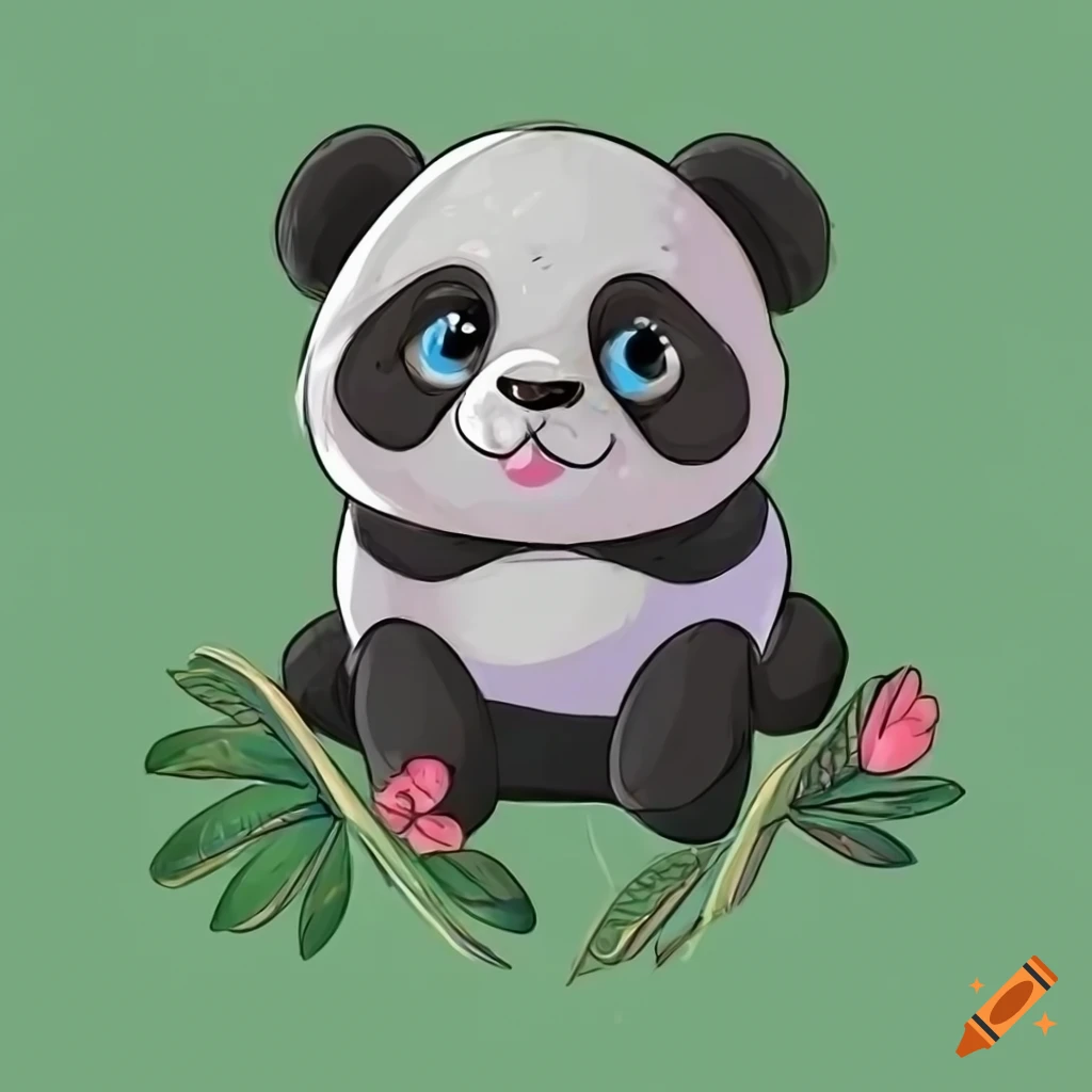 Cute Panda Kawaii Clipart Graphic by Poster Boutique · Creative Fabrica-saigonsouth.com.vn