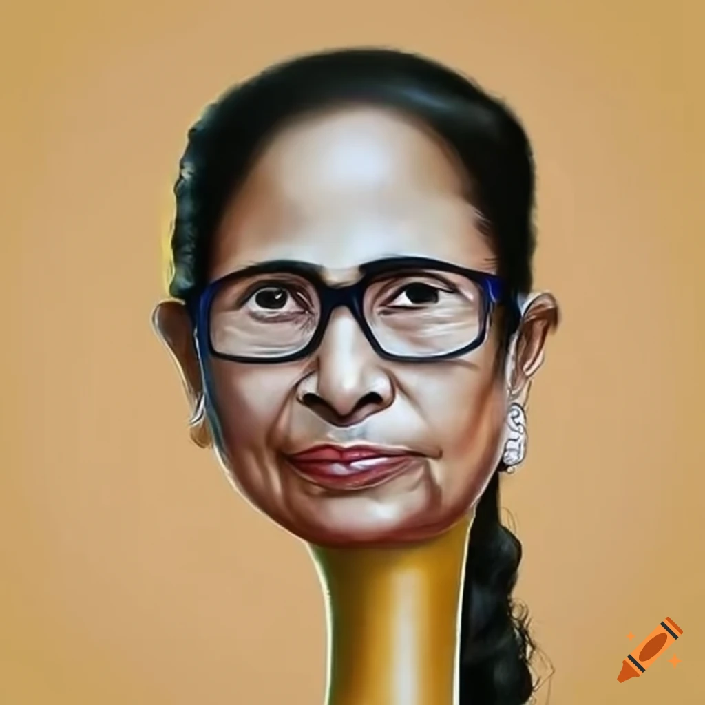 Quick Watercolor Painting Of Chief Minister Of West Bengal Mamta Banerjee |  2021 election khela Hobe - YouTube
