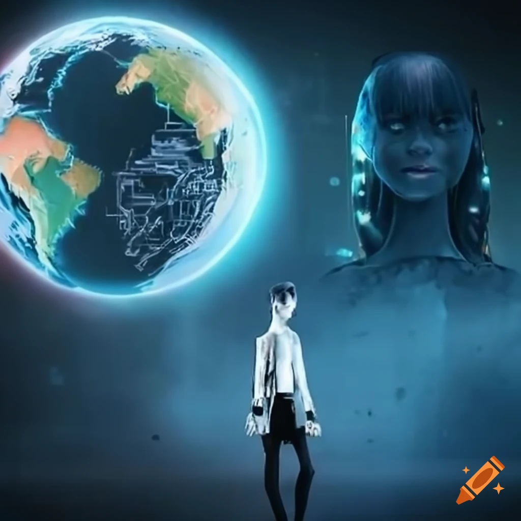 Ai taking over the world on craiyon