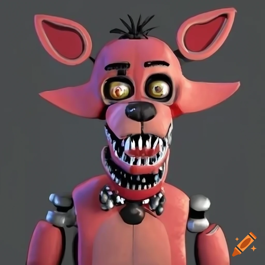 Realistic foxy fnaf