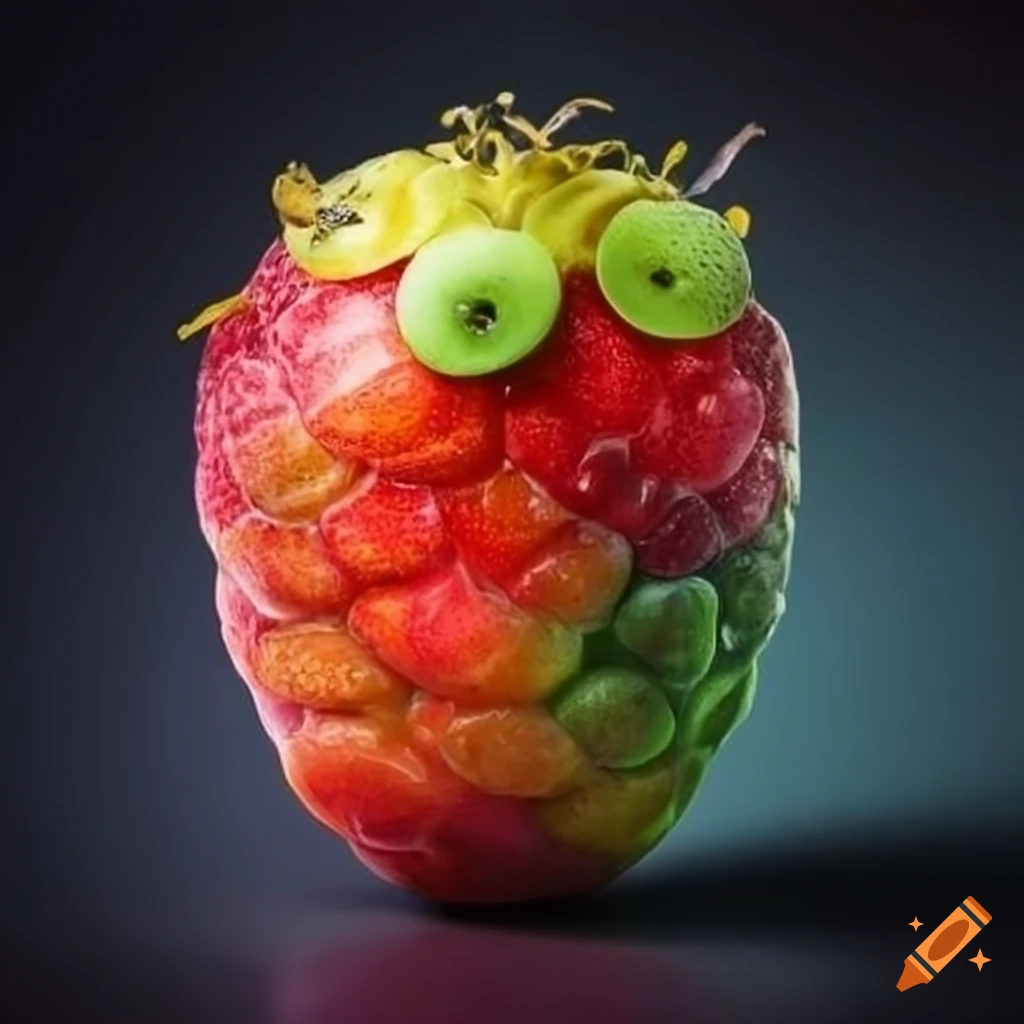 Fruit art on Craiyon