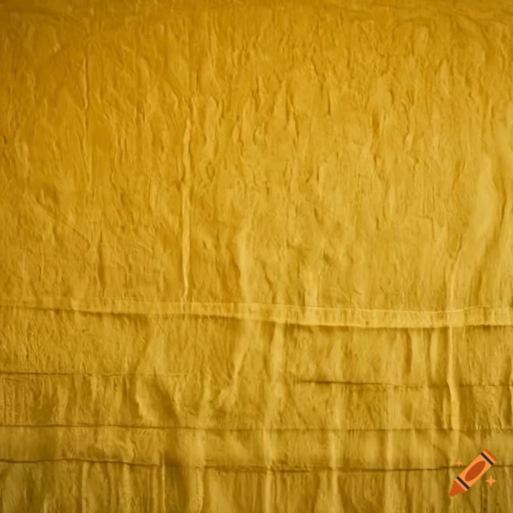 Old divan bed yellow texture