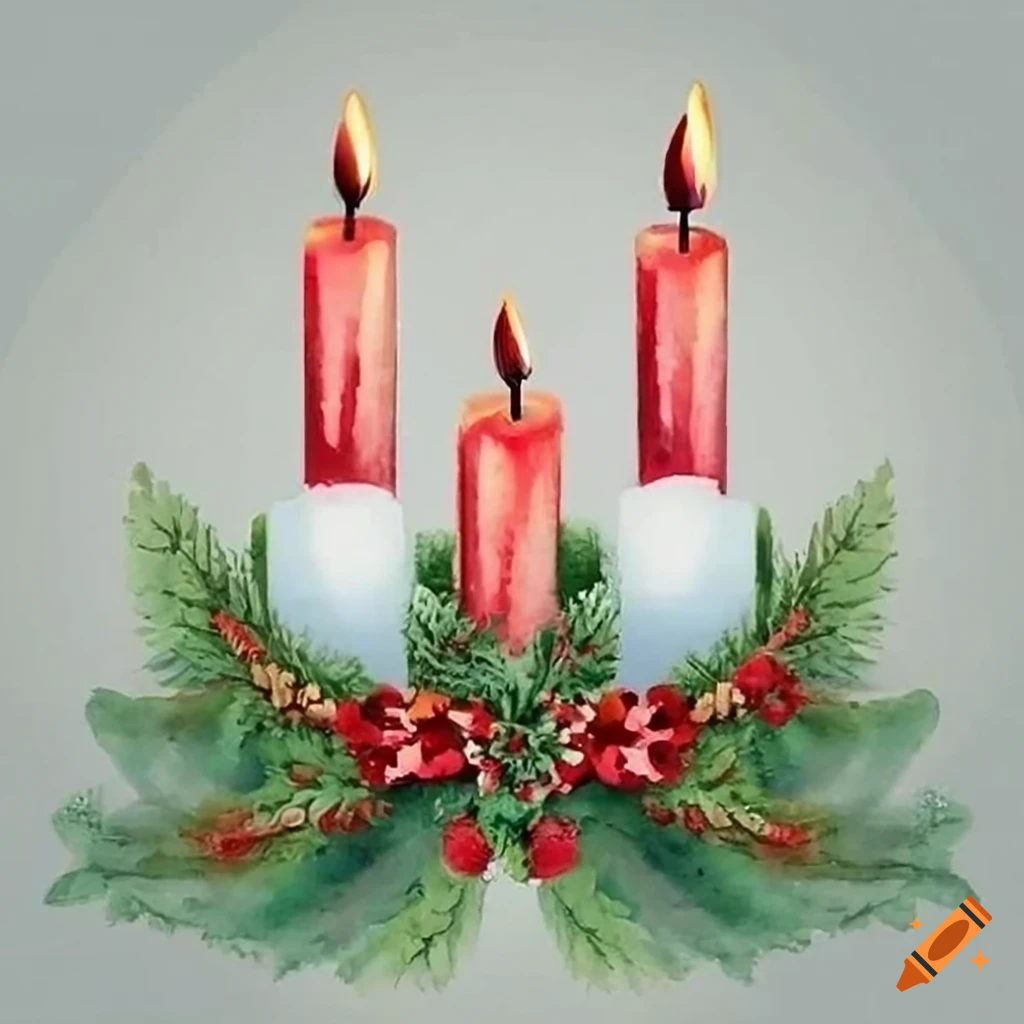Free Vector | Detailed advent wreath in flat design