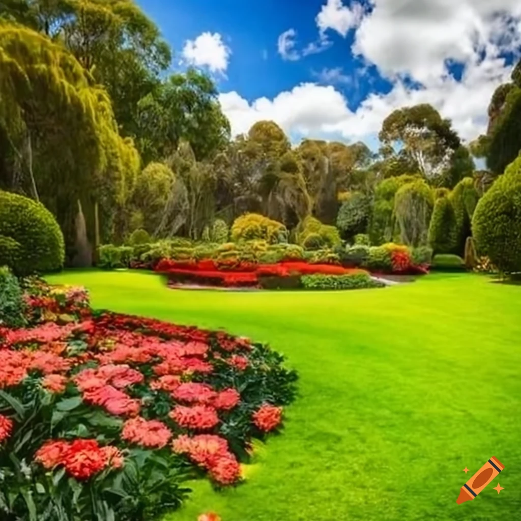 Beautiful australian garden