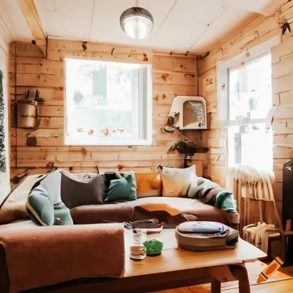 Cozy hangout space on Craiyon