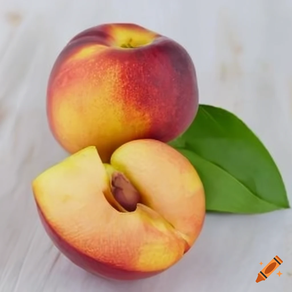 Fresh nectarines on Craiyon