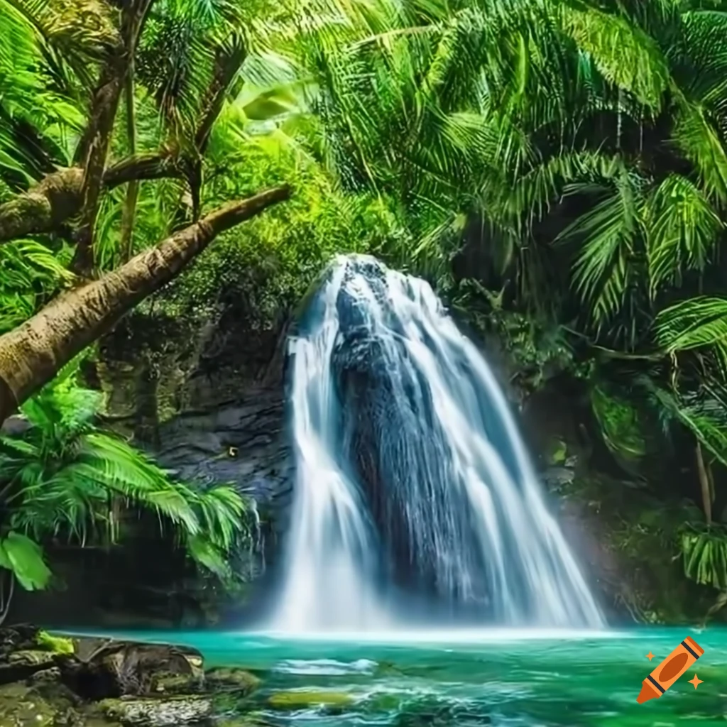 Man Sitting in Yoga Pose at Background Waterfall, Sports Stock Footage ft.  calm & harmony - Envato Elements