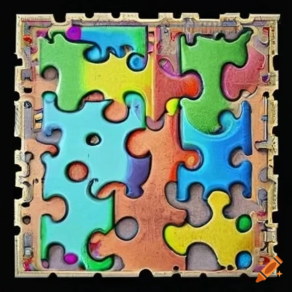 Intricate puzzle maps