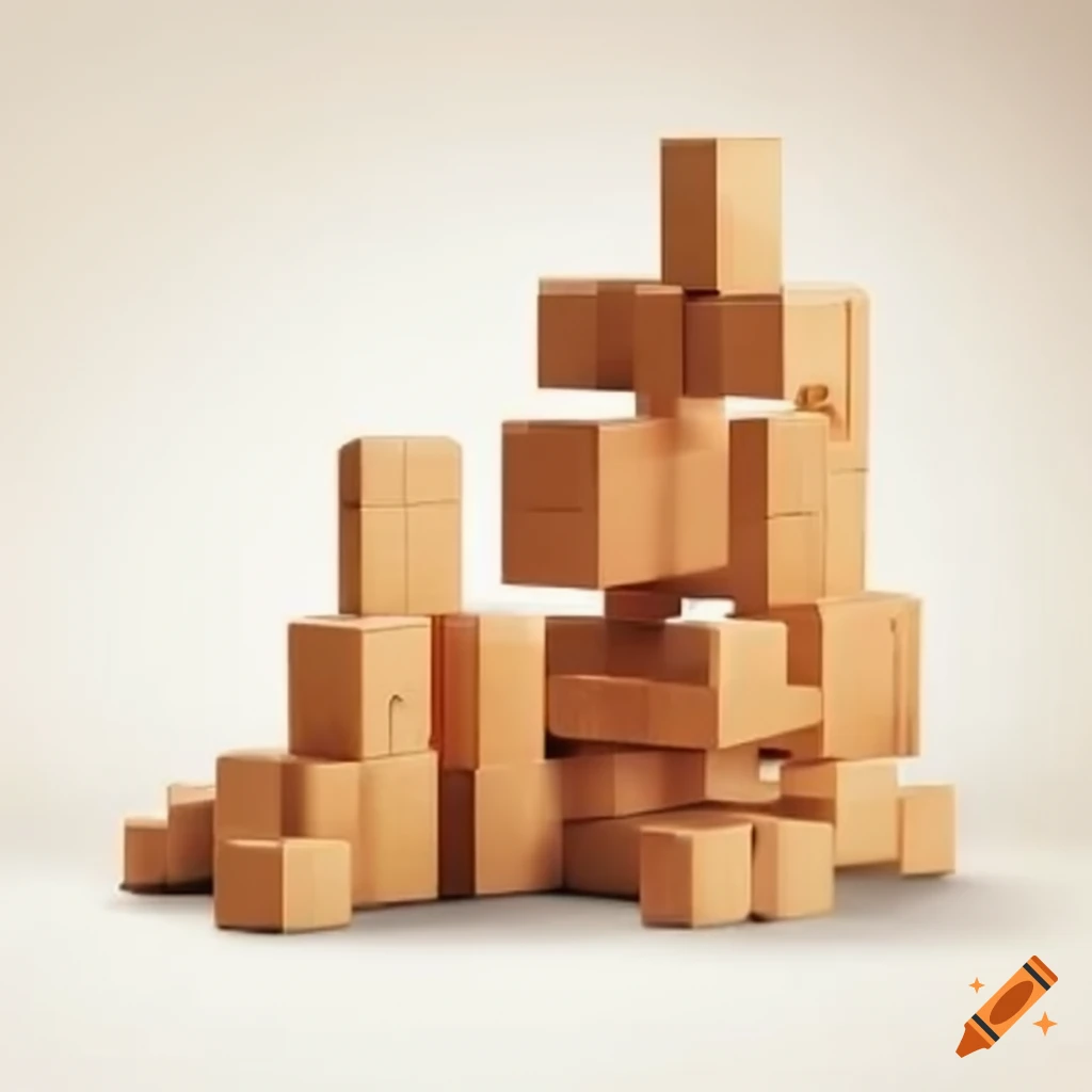 Classic block-building game on Craiyon