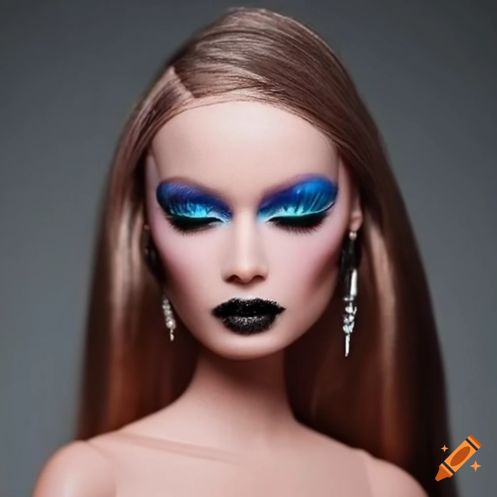 Avant Garde Barbie Makeup On Craiyon