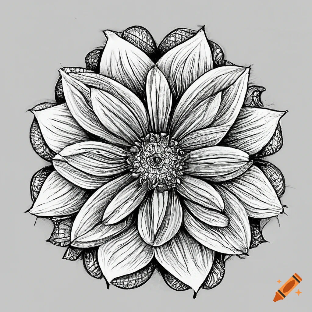 Flower coloring page and books, hand-drawn monochrome vector sketch,  waterlily flower, Vector floral background with lotus natural leaf  collection, illustration pencil art, isolated image clip art. 19016027  Vector Art at Vecteezy