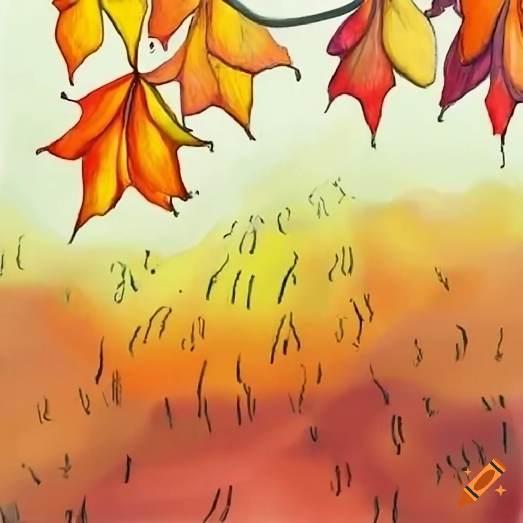 Autumn #Drawing #kids #Vashi... - Sumati's Arts & Crafts | Facebook