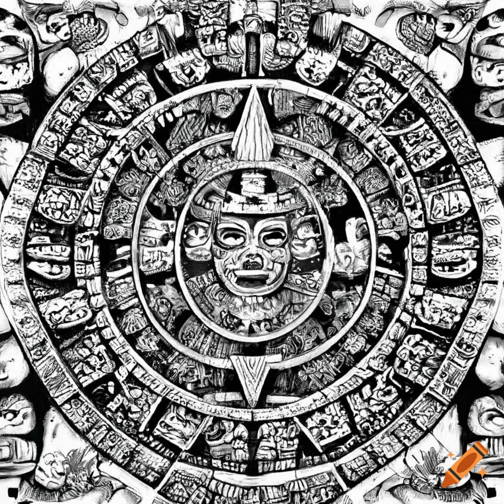 Mayan Calendar On Craiyon Mayan Calendar On Craiyon