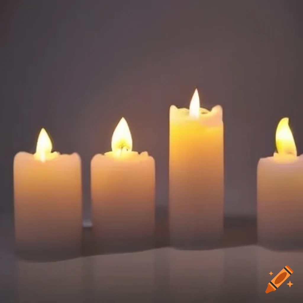 Flickering led candles