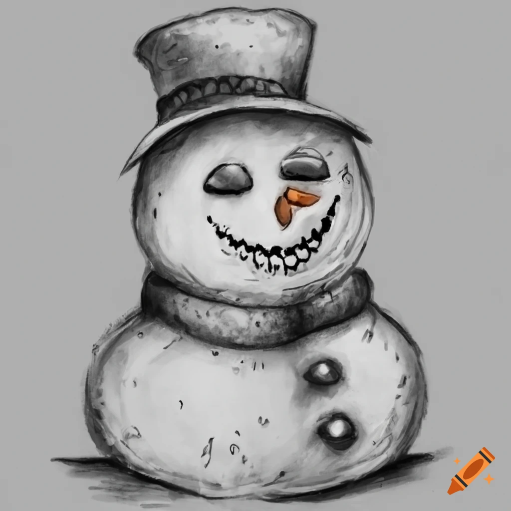 beautiful snowman
