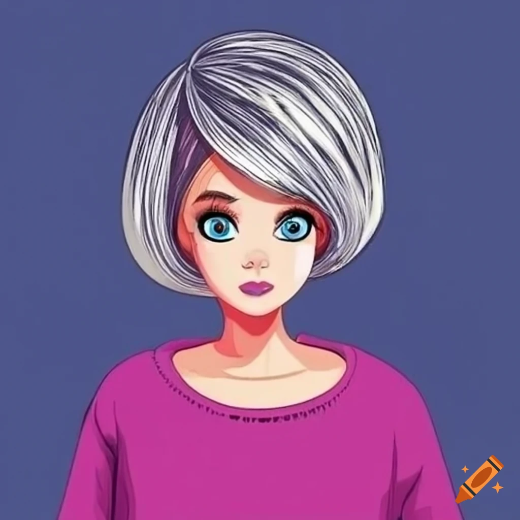 Middle aged chubby barbie gray hair on Craiyon