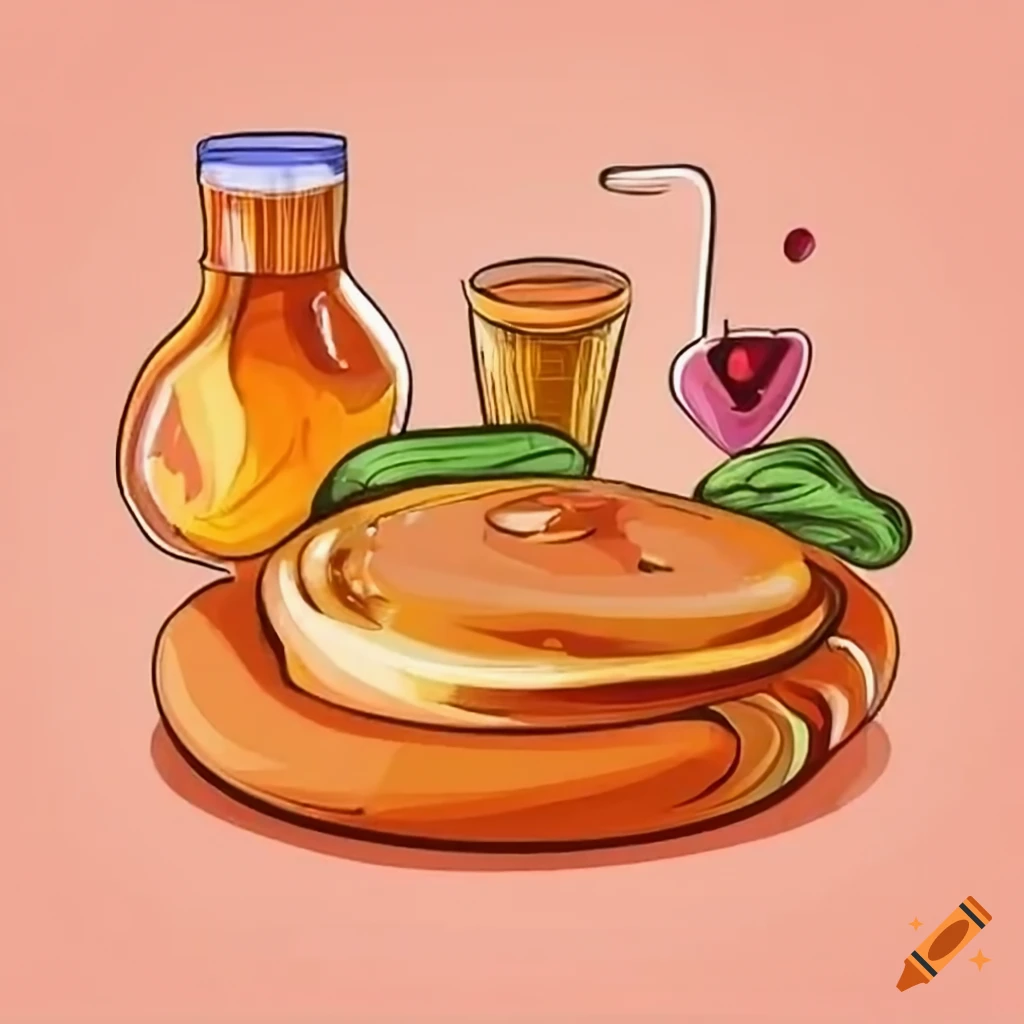 Drawing Cute Cartoon High-calorie Food PNG Images | PSD Free Download -  Pikbest