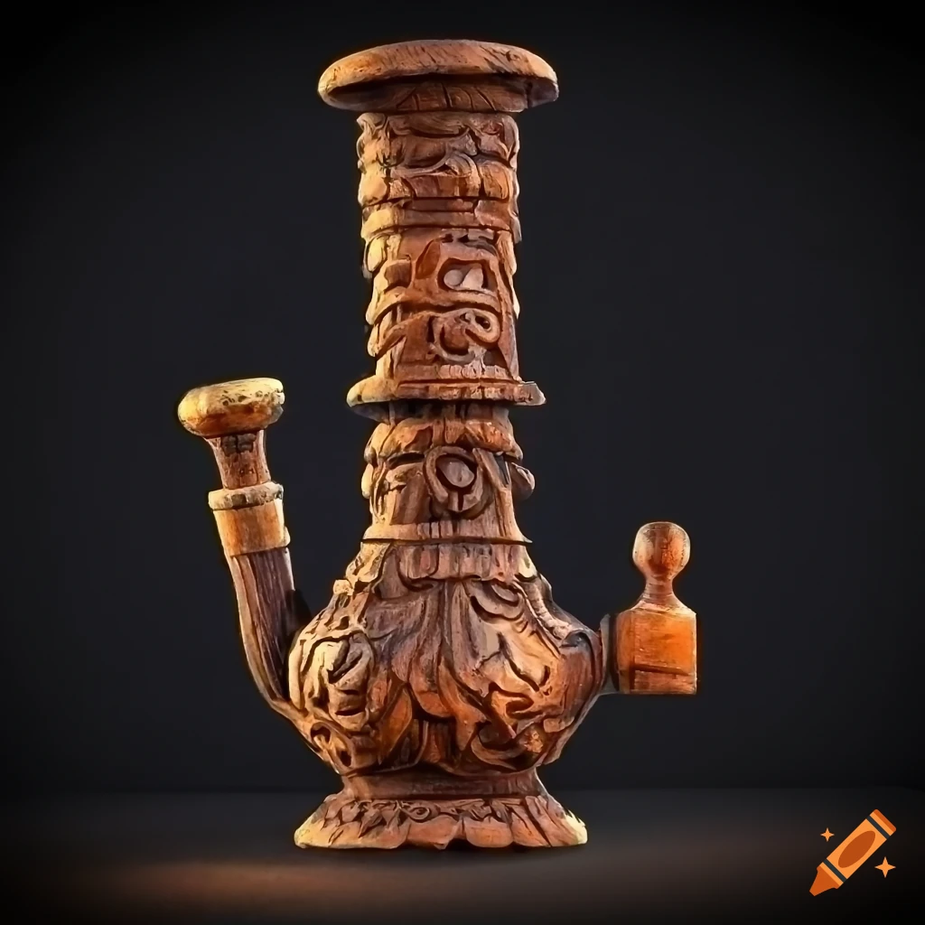 16th century Dutch export smoking bong and stash kit in highly detailed ...