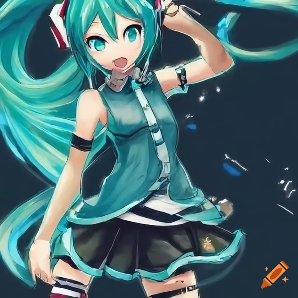 Your Fave T-Poses! — Hatsune Miku from Vocaloid t-poses! Requested by...