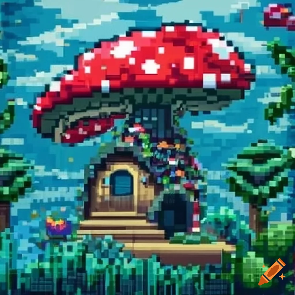 Pixilart - dreamcore house by MushroomArt