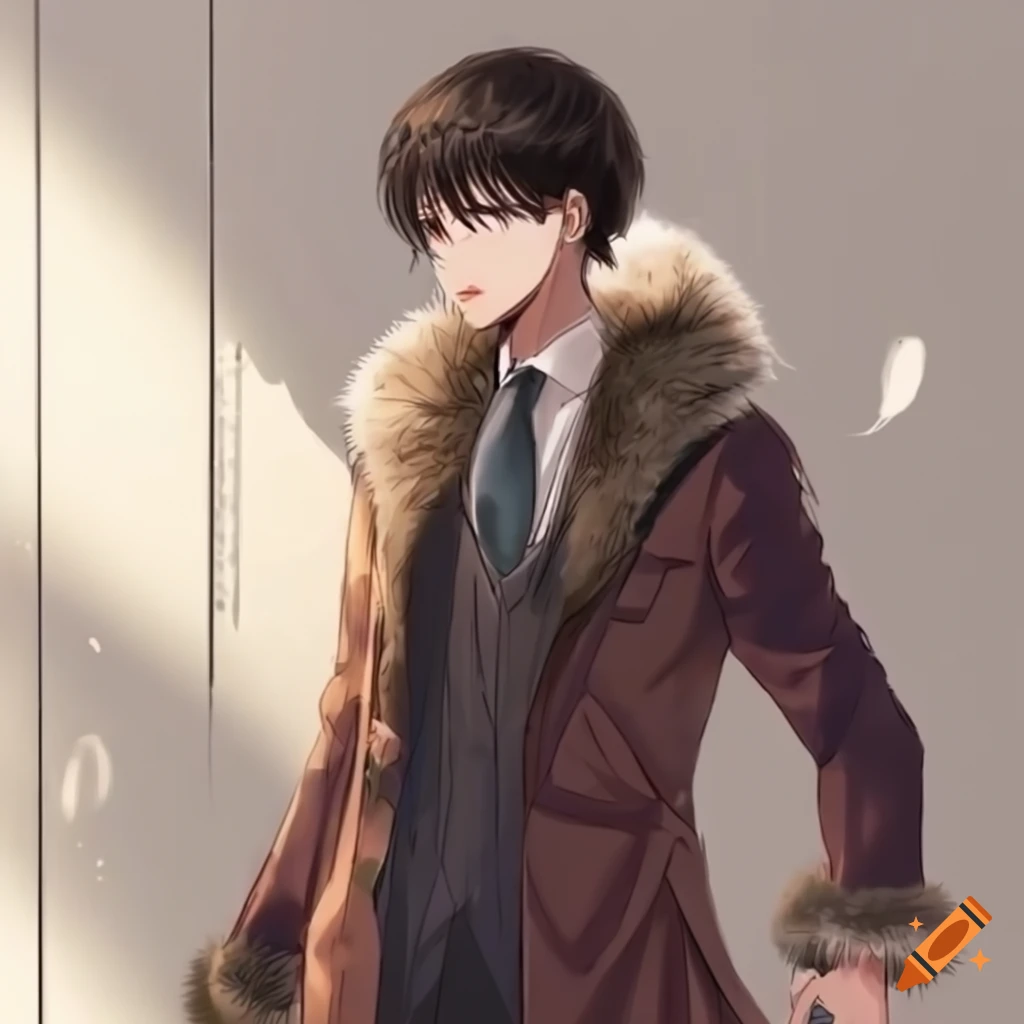 anime man in coat