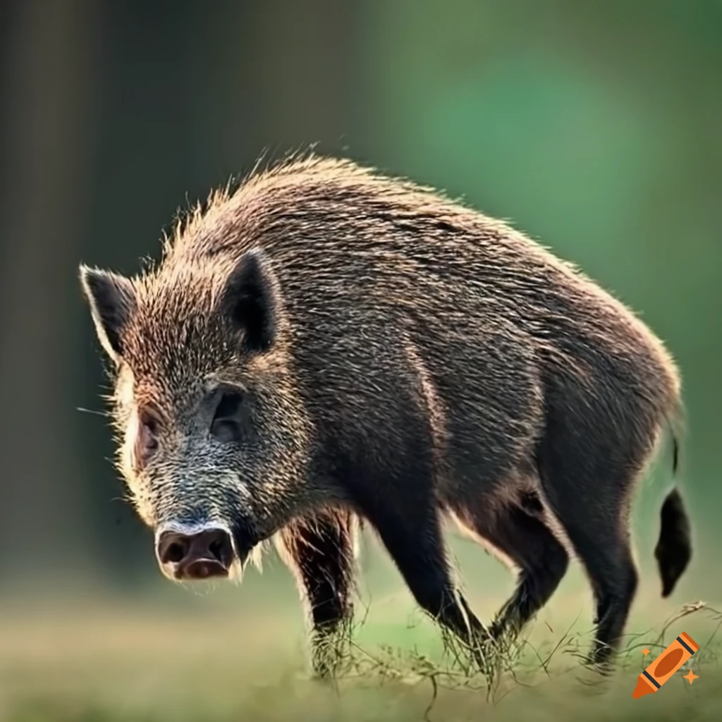 Boar on Craiyon
