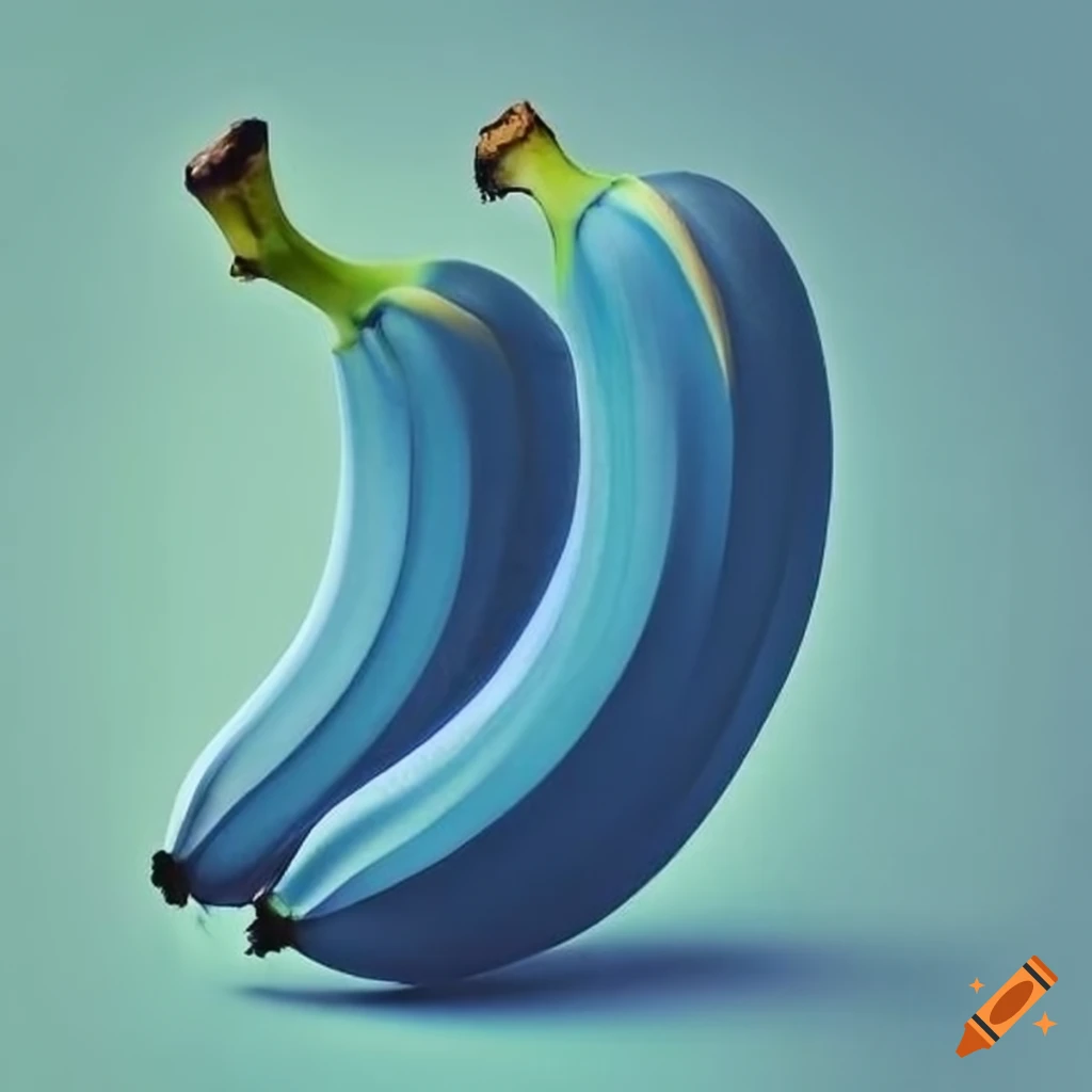 Blue banana on Craiyon