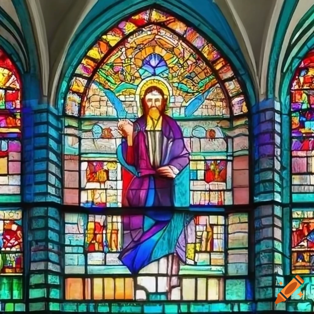 Taking Influences From Stain Glass Windows Of Churches Create Greatly