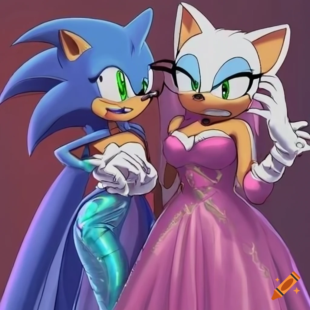 Sonic Meets Amy Rouge