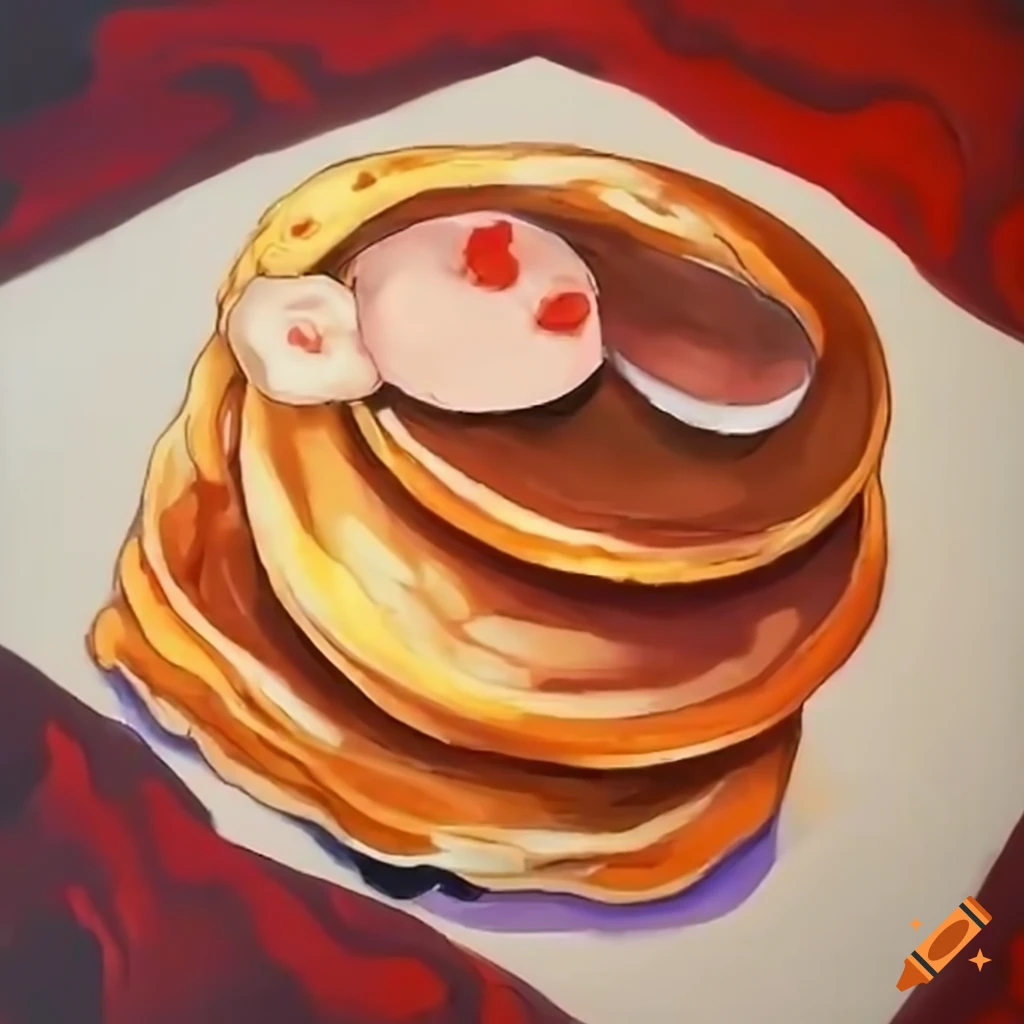 3D Anime Style Pancake by 4rmvn for Duxica on Dribbble