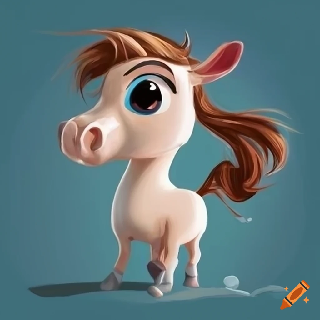 Image result for cute cartoon horses  Horse cartoon, Cute drawings, Cute  animal drawings