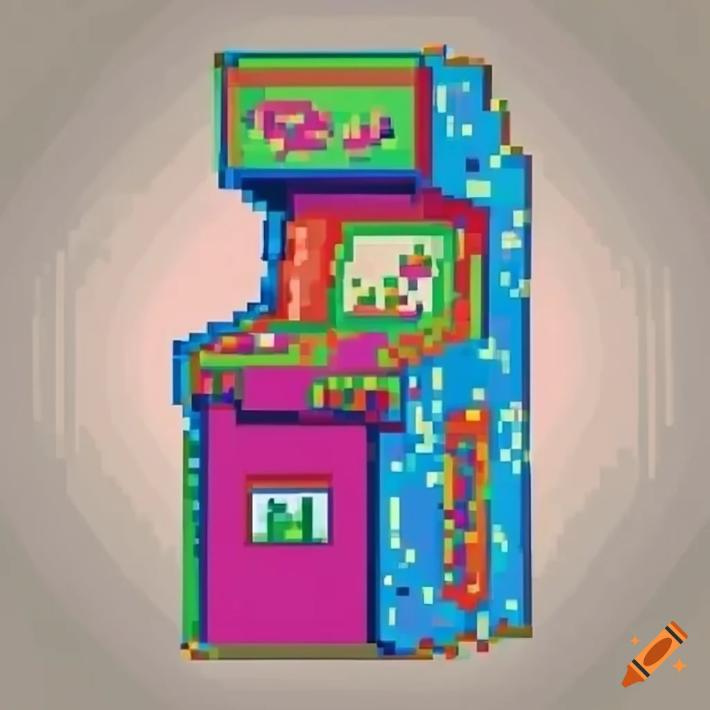 Pixel Arcade on Craiyon