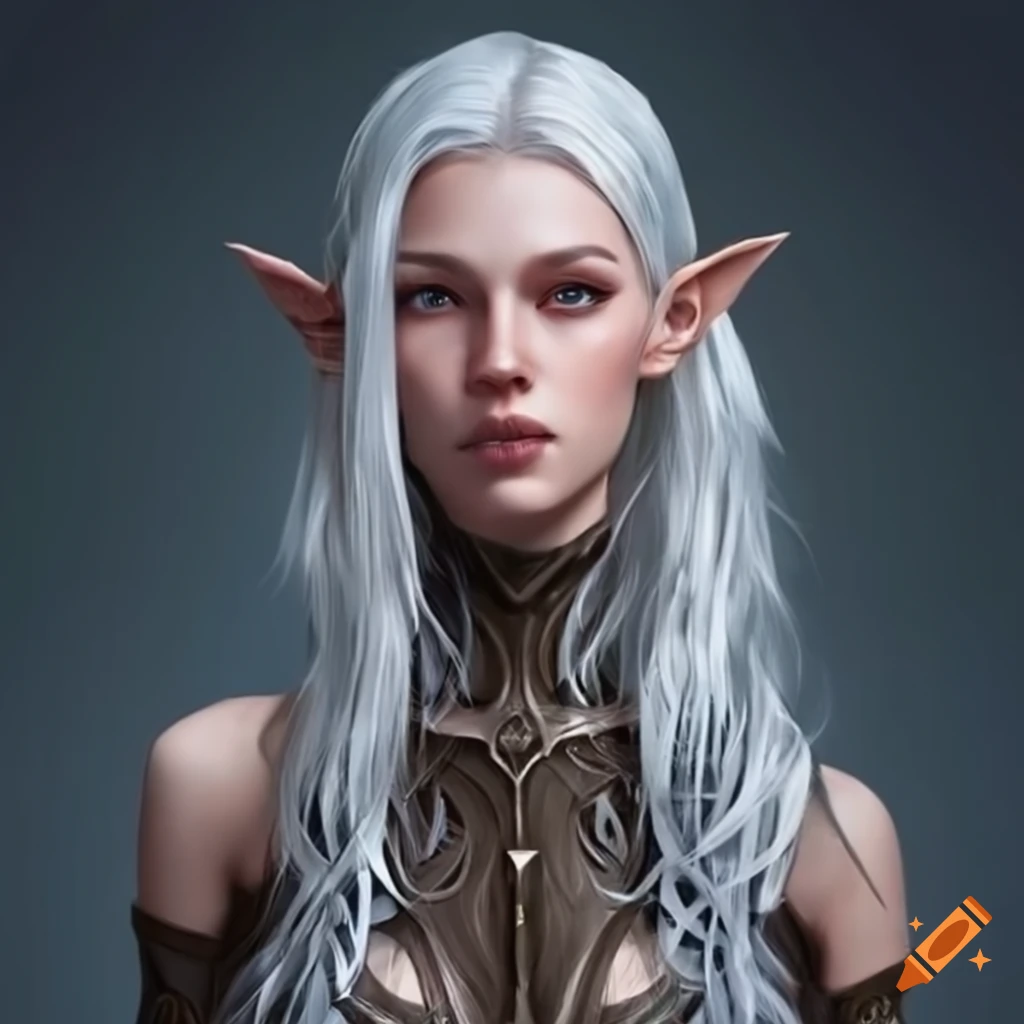 Sasha luss platinum haired elven warrior