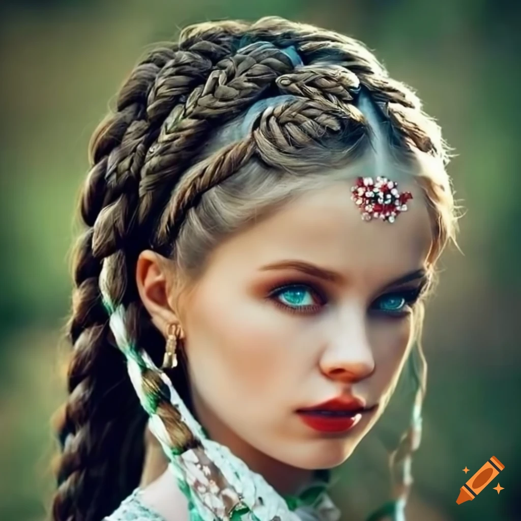 Premium Photo | Portrait photo of russian senior adult female curly hair