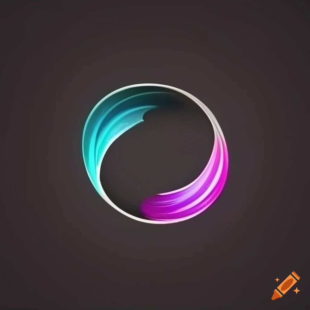 Make a logo with black background