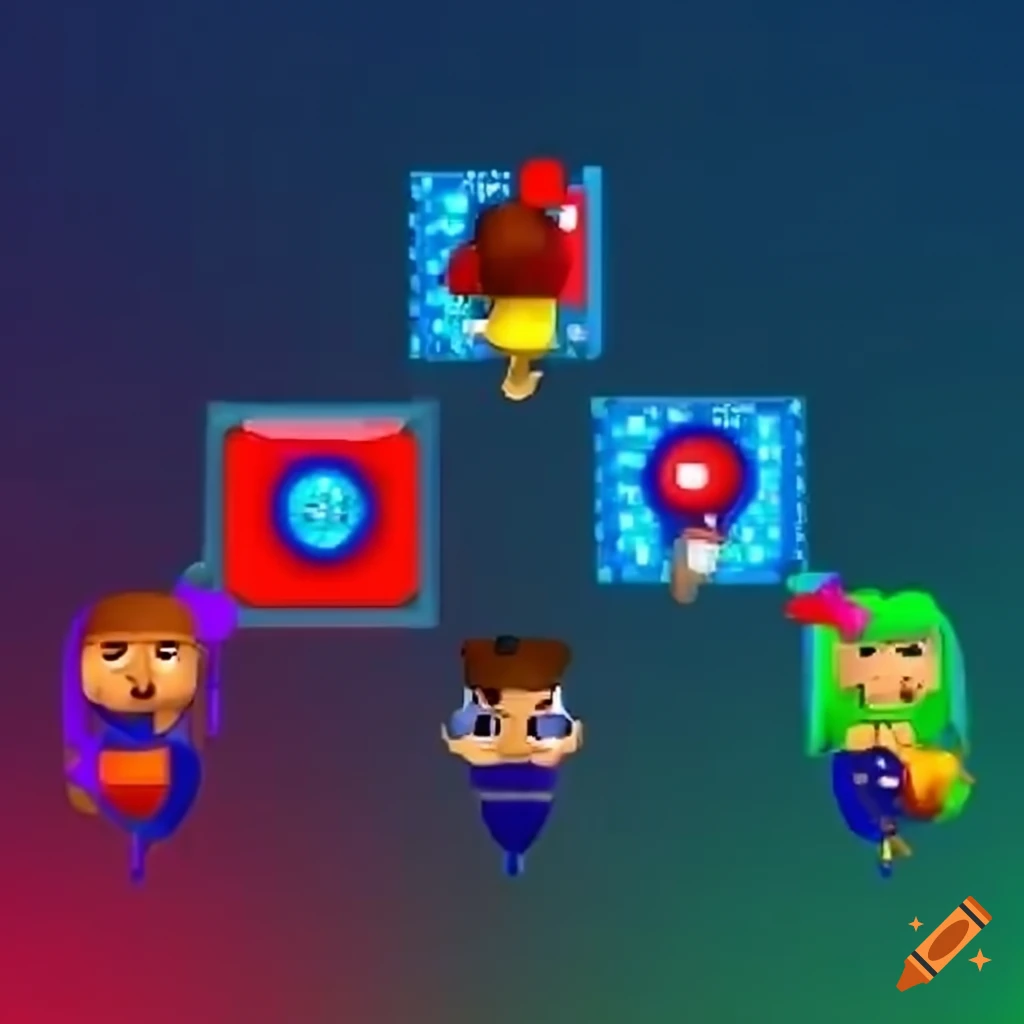 Casual Multiplayer Groups on Craiyon