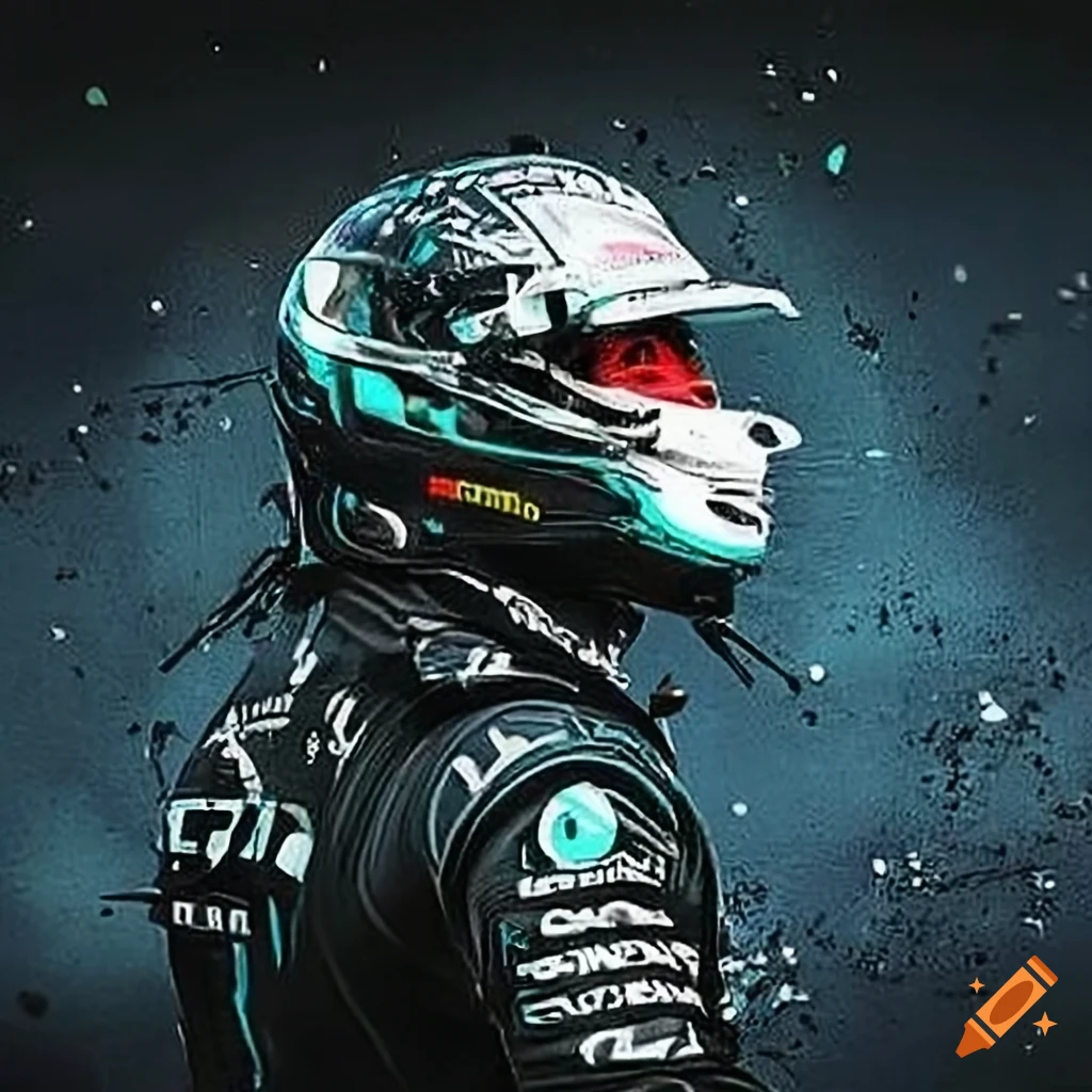 Lewis hamilton formula one wall art