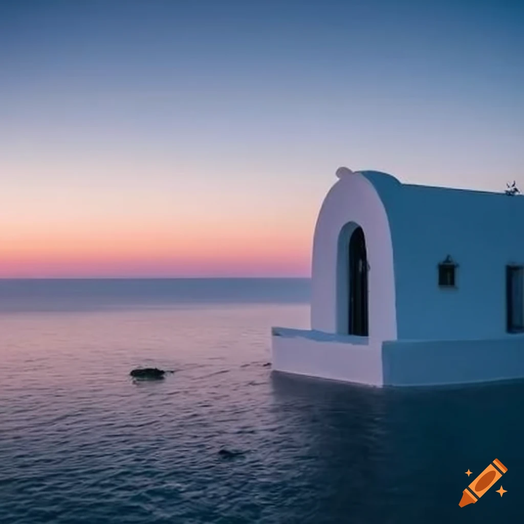 White Greek House With Sea Daylight white-greek-house-with-sea-daylight