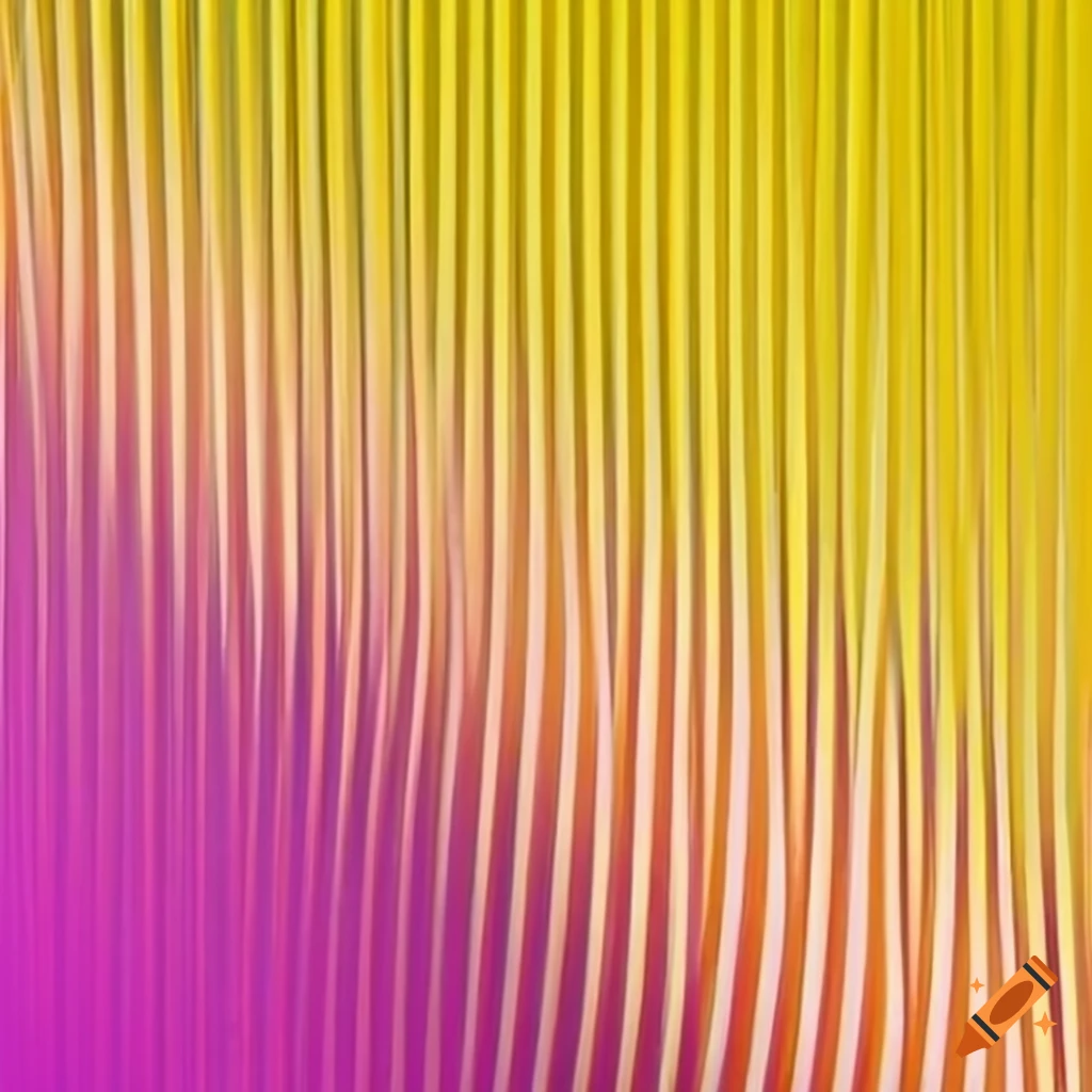 Yellow and pink stripes on Craiyon