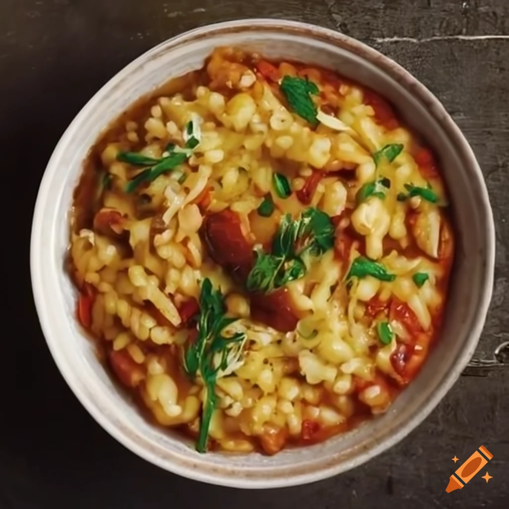 Risotto alla milanese on Craiyon