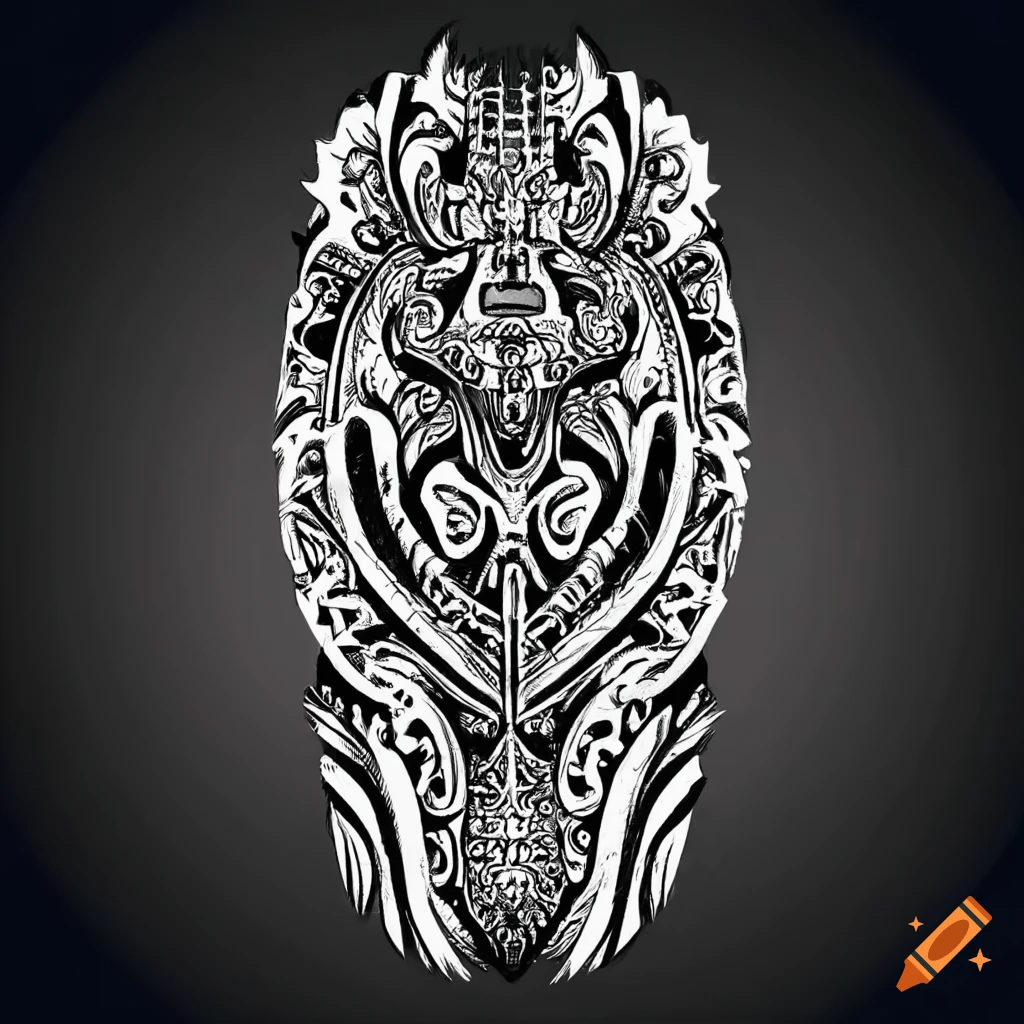 Tribal Tattoo Clipart Transparent Background, Tribal Tattoo Design