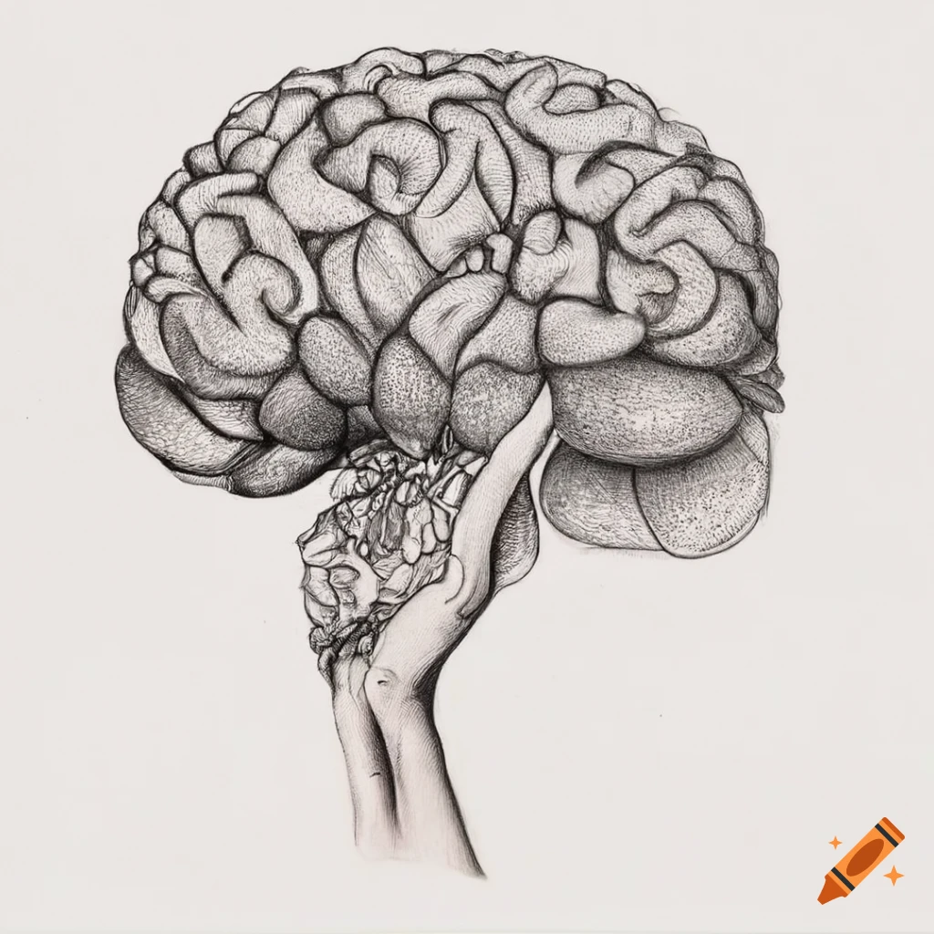 Brain drawing hi-res stock photography and images - Alamy