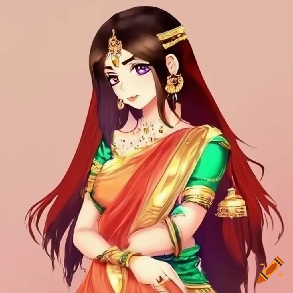 Indian anime girl by illustratedparker on DeviantArt