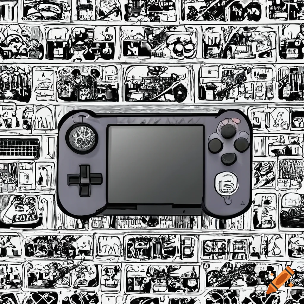 How to Draw a Nintendo Switch 🕹Video Game Console 