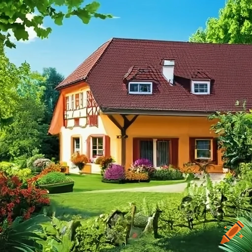 Haus mit hof und garten