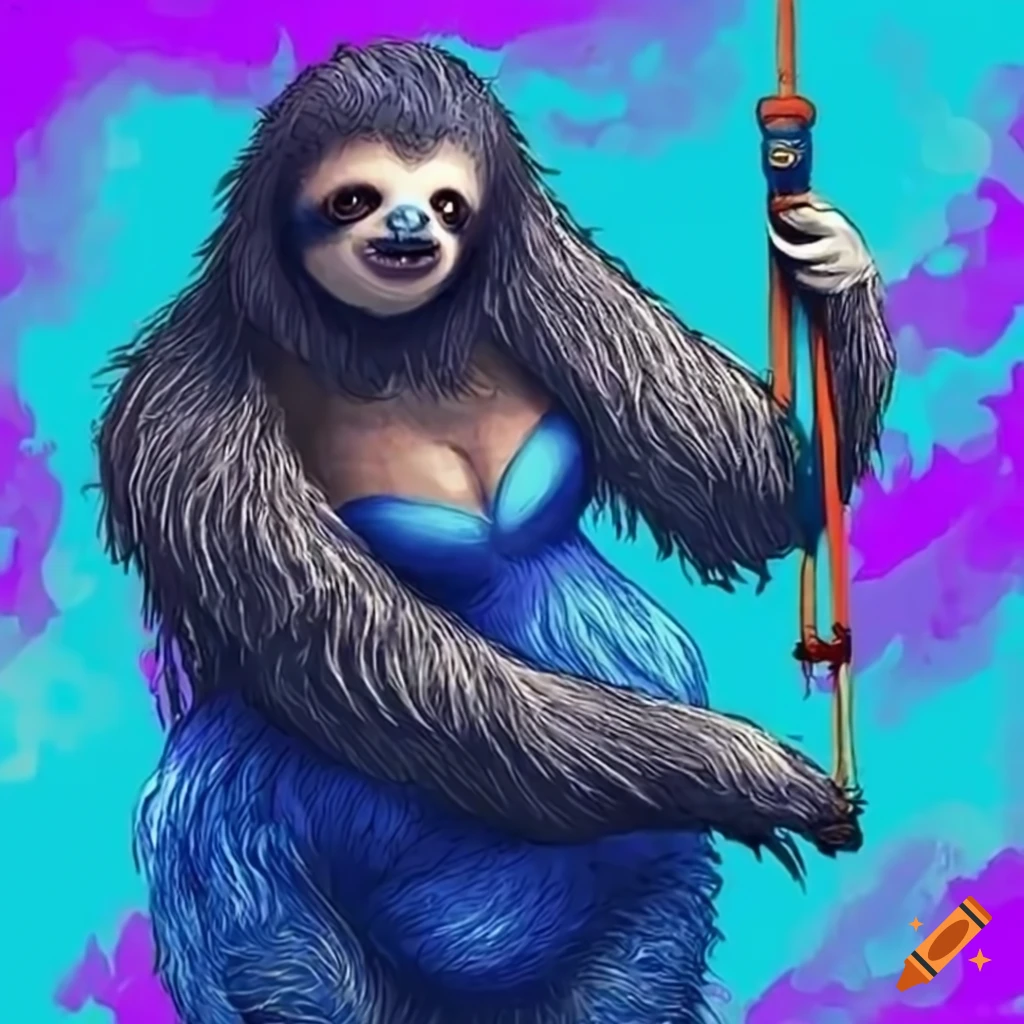 Sloth Woman A female giant sloth that has evolved into a bigfoot like creature who ...