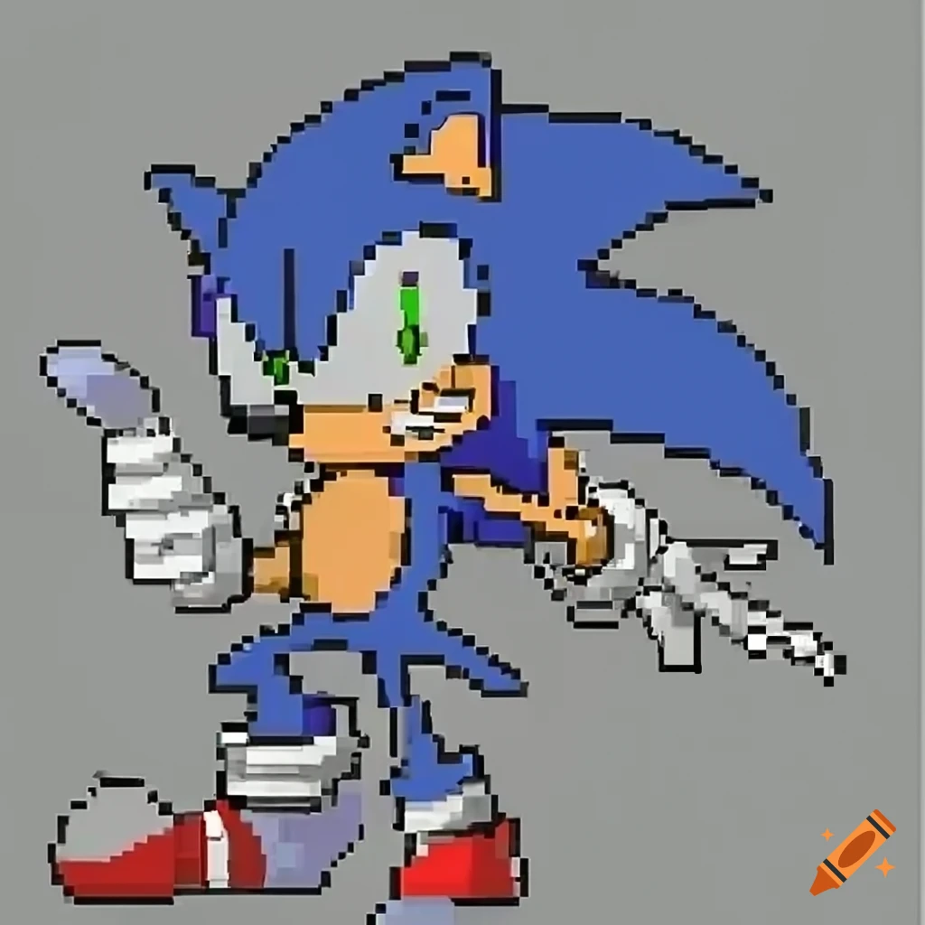 Classic Sonic Sprites Edited, Sonic the Hedgehog illustration