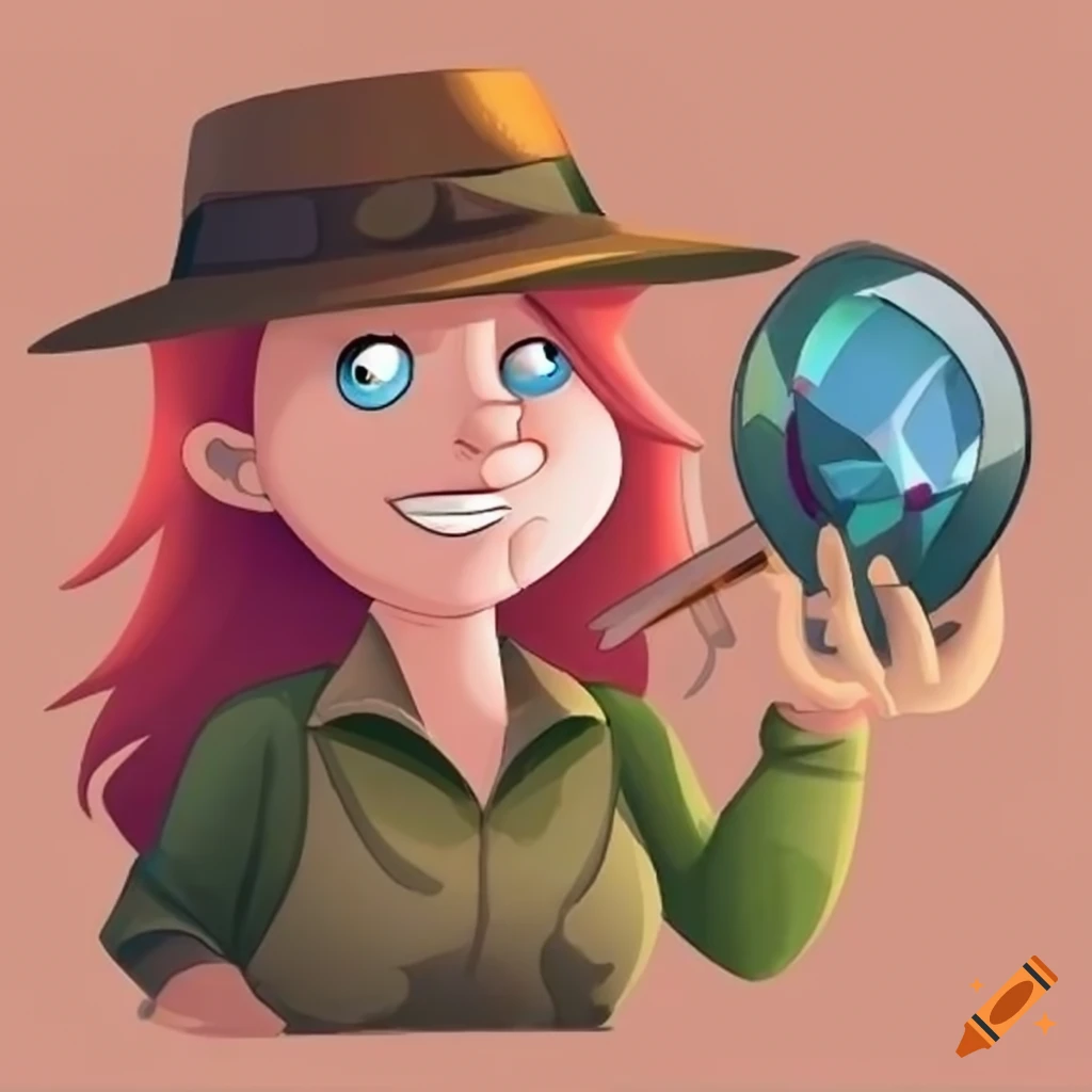 A Cartoon Image Of An Adventurer Searching For A Gem On Craiyon A cartoon image of an adventurer searching for a gem on craiyon