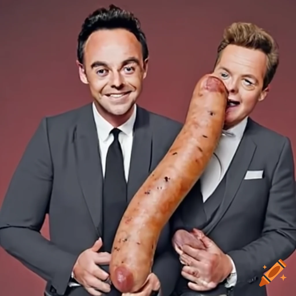 Ant and decs spectacular award winning sausages on Craiyon